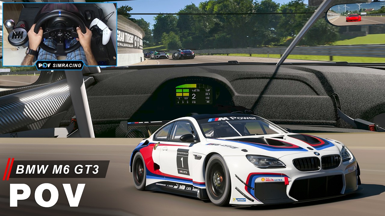 POV BMW M6 GT3 | Gran Turismo 7 | Steering Wheel Gameplay | PS5 4k60