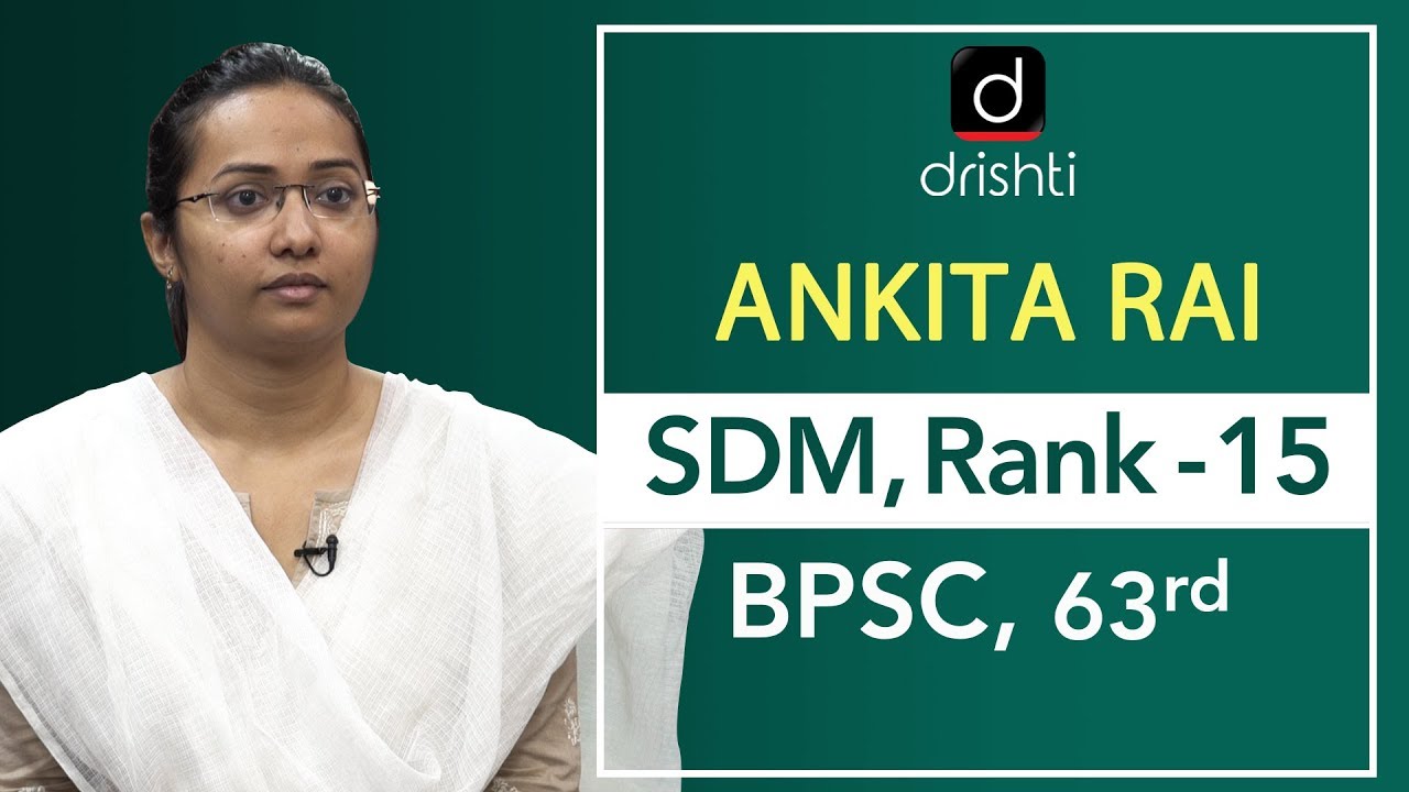 BPSC Topper Ankita Rai, S.D.M. (Rank 15) - Mock Interview
