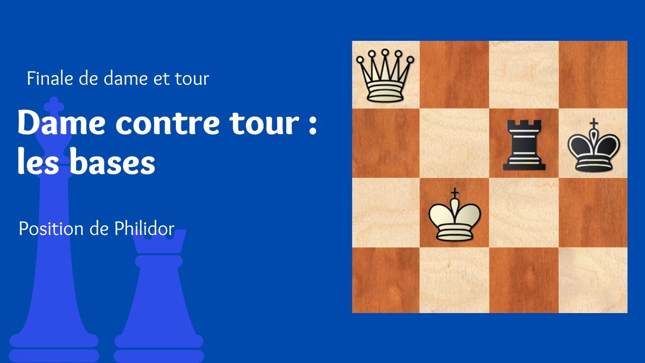 [Finales de dames] Dame contre Tour, les bases