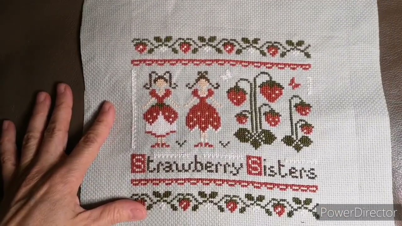 Flosstube francais #2, Toiles terminées part 2, #pointdecroix #crossstich, 4.12.24