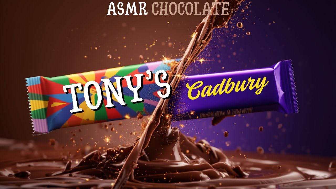ASMR Cadbury's Chocolate VS Tony's Chocoloney [Taste Test] 