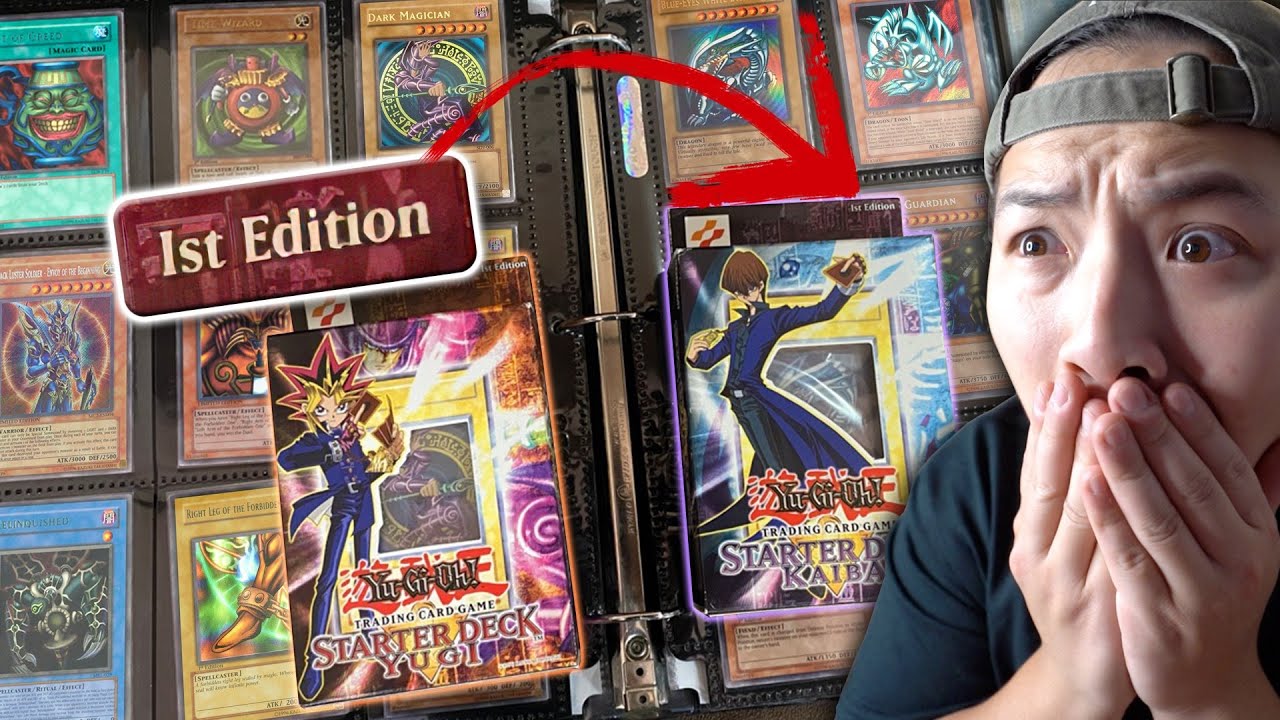 MAN DISCOVERS 18 YEAR OLD YU-GI-OH! CARD COLLECTION IN CLOSET! (1st EVER 2002 Decks, 1st LOB-MRD)