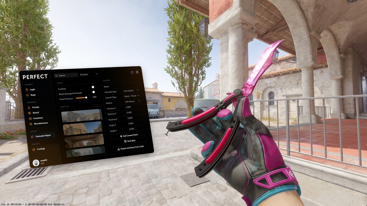CHEAT COM WALL, AIMBOT E SKINS INDETECTAVEL PARA CS2