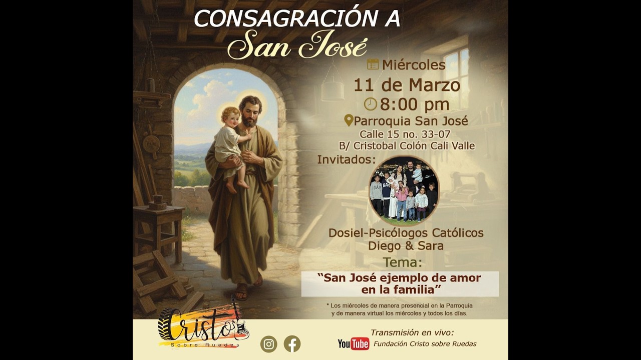 ✨ COMUNIDAD CRISTO SOBRE RUEDAS ✨🛠️ CONSAGRACIÓN A SAN JOSÉ – DÍA  22🛠️