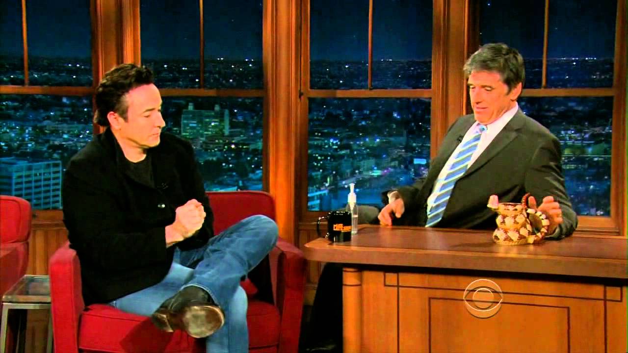 Late Late Show with Craig Ferguson 3/22/2010 John Cusack, Lana Parrilla
