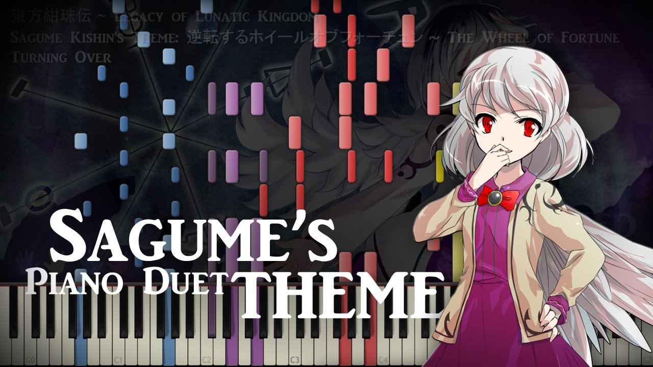 [Synthesia Piano] Touhou 15 - The Wheel of Fortune Turning Over - Piano Duet