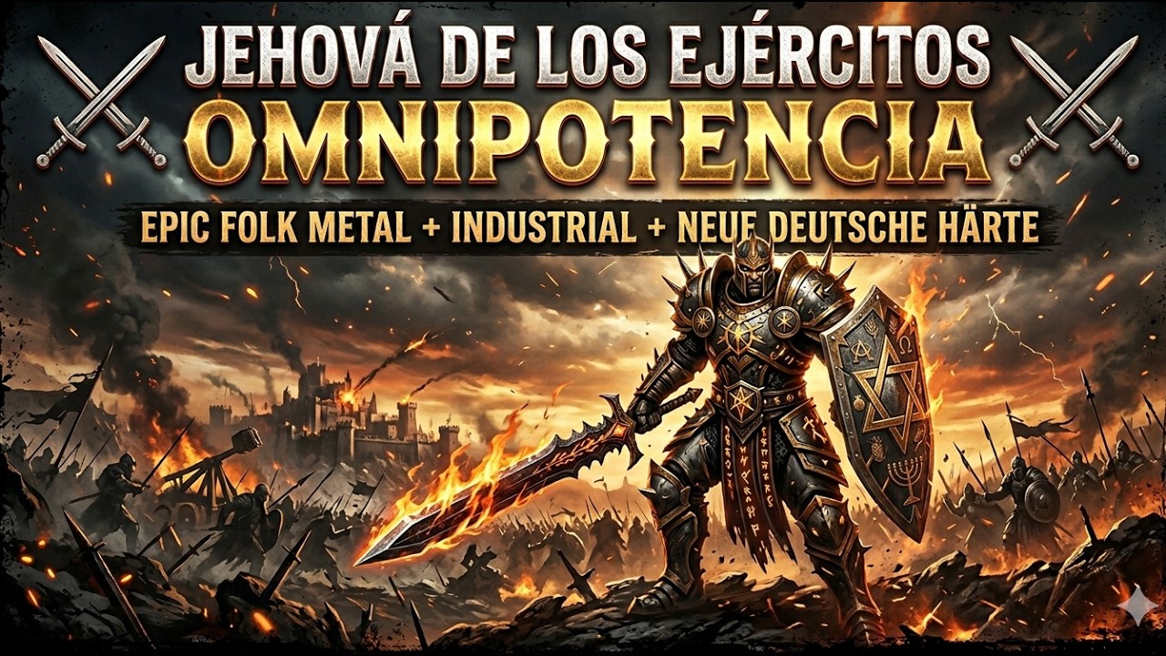⚔️ JEHOVÁ DE LOS EJÉRCITOS – OMNIPOTENCIA ⚔️Epic Folk Metal + Industrial + Neue Deutsche Härte