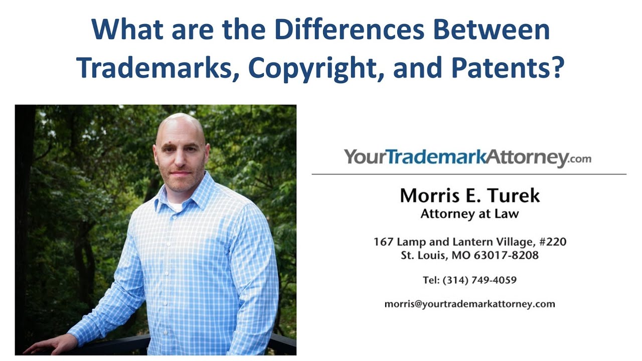 What are the Differences Between Trademarks, Copyright, and Patents?