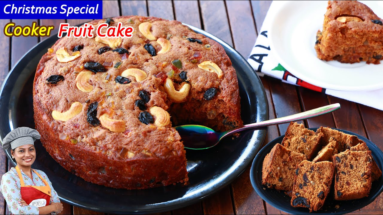 ക്രിസ്മസ് സ്പെഷ്യൽ ഫ്രൂട്ട് കേക്ക്😋😋| Easy Cooker Fruit Cake Recipe| Christmas Plum Cake| Plum Cake