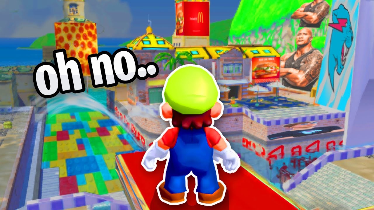 Я переделал каждую текстуру в Super Mario Sunshine