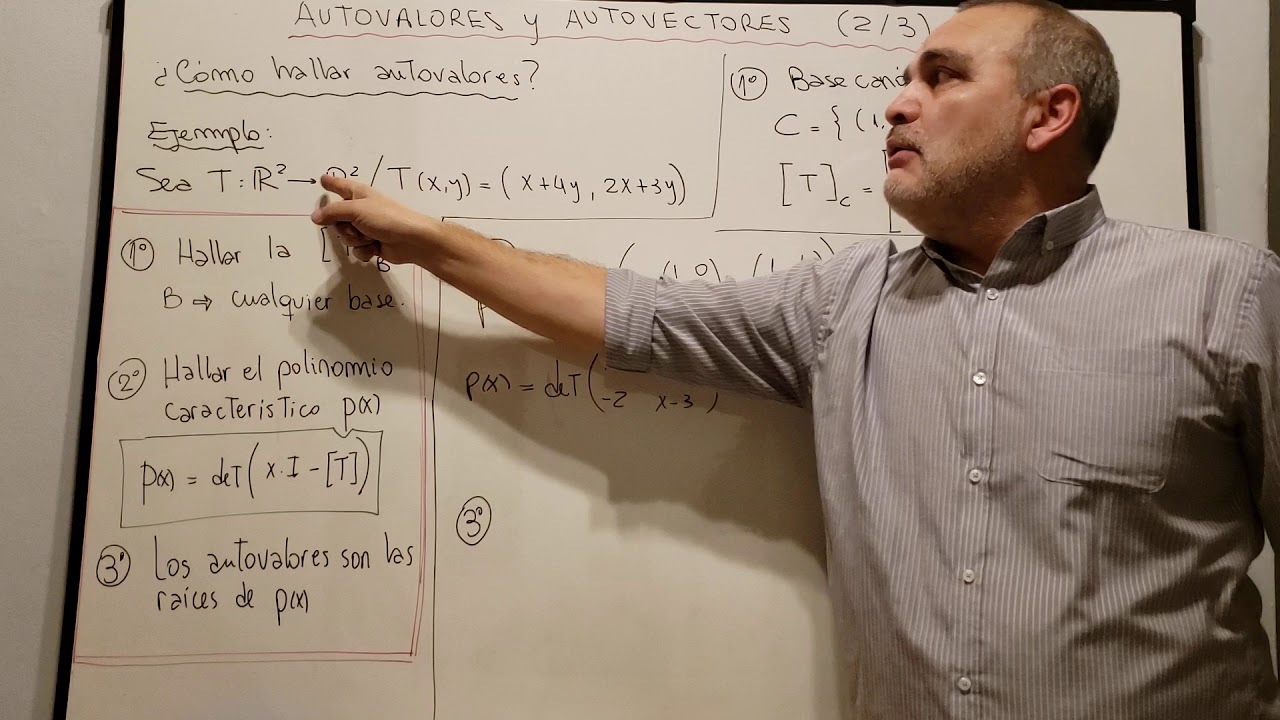 Autovalores y Autovectores. Parte 2 de 3.