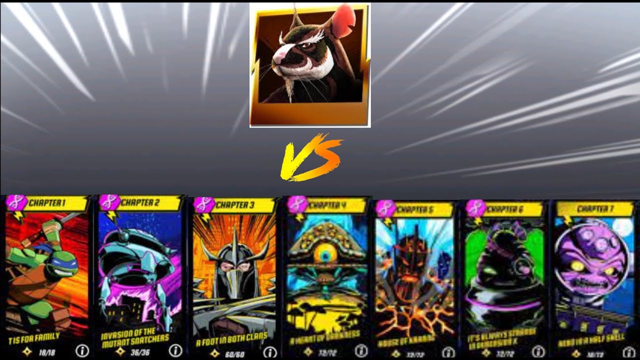 SPLINTER VS ALL CHAPTERS | NINJA TURTLES LEGENDS