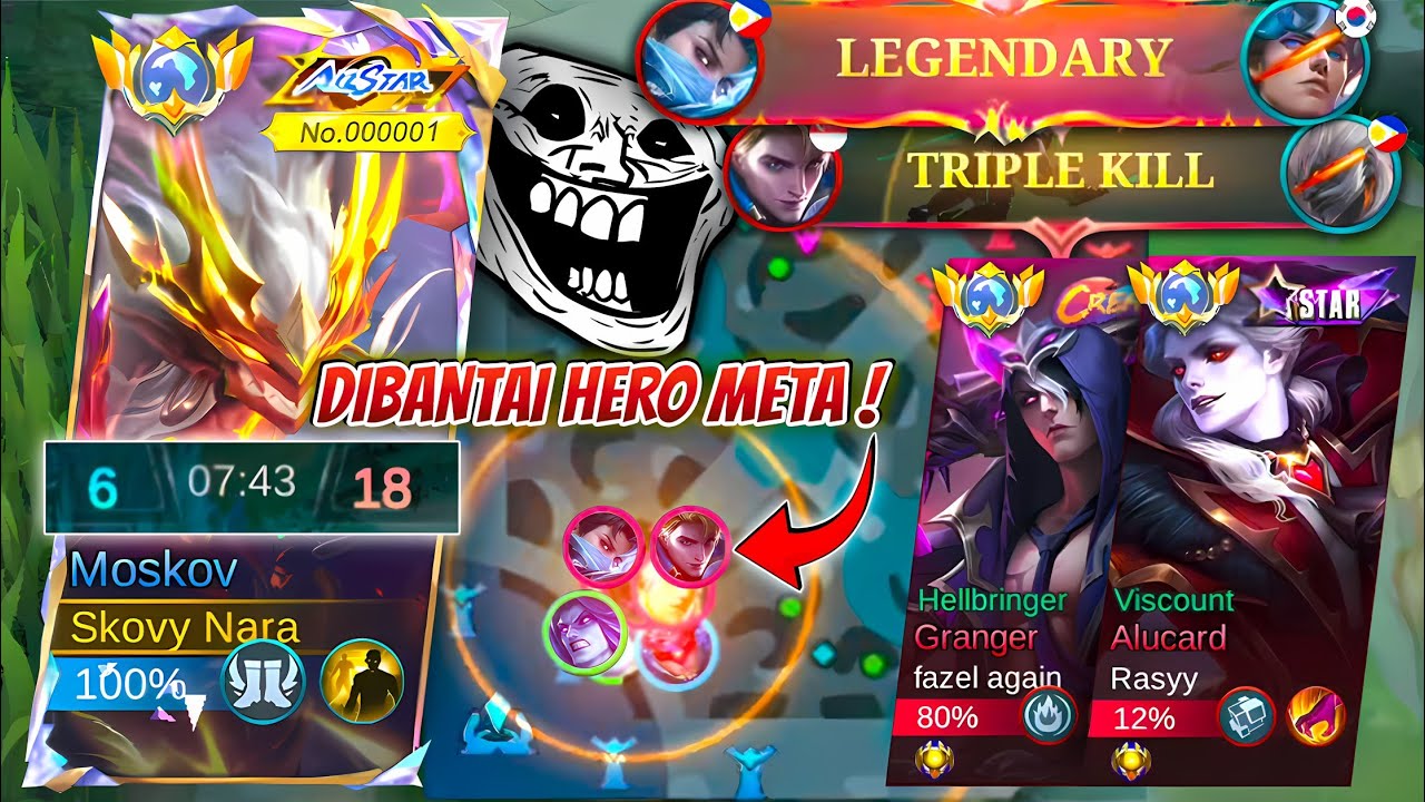 EPIC COMEBACK IS REAL! UDAH GADA HARAPAN MENANG?! GLOBAL MOSKOV COMEBACK DENGAN CARA GILA! ~ MLBB
