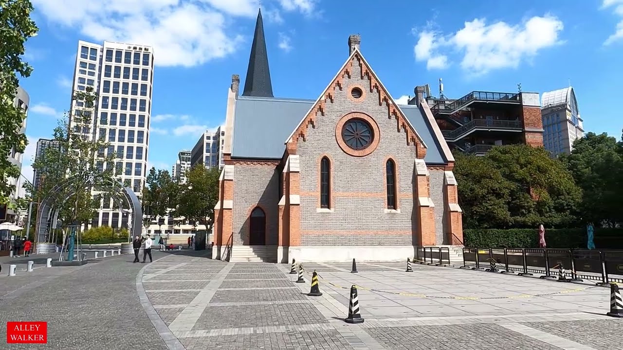 漫步外滩源和外白渡桥，去外滩浦江饭店领略外滩老饭店风情，参观中国证券博物馆 Shanghai walking tour, Bund origin, China securities museum