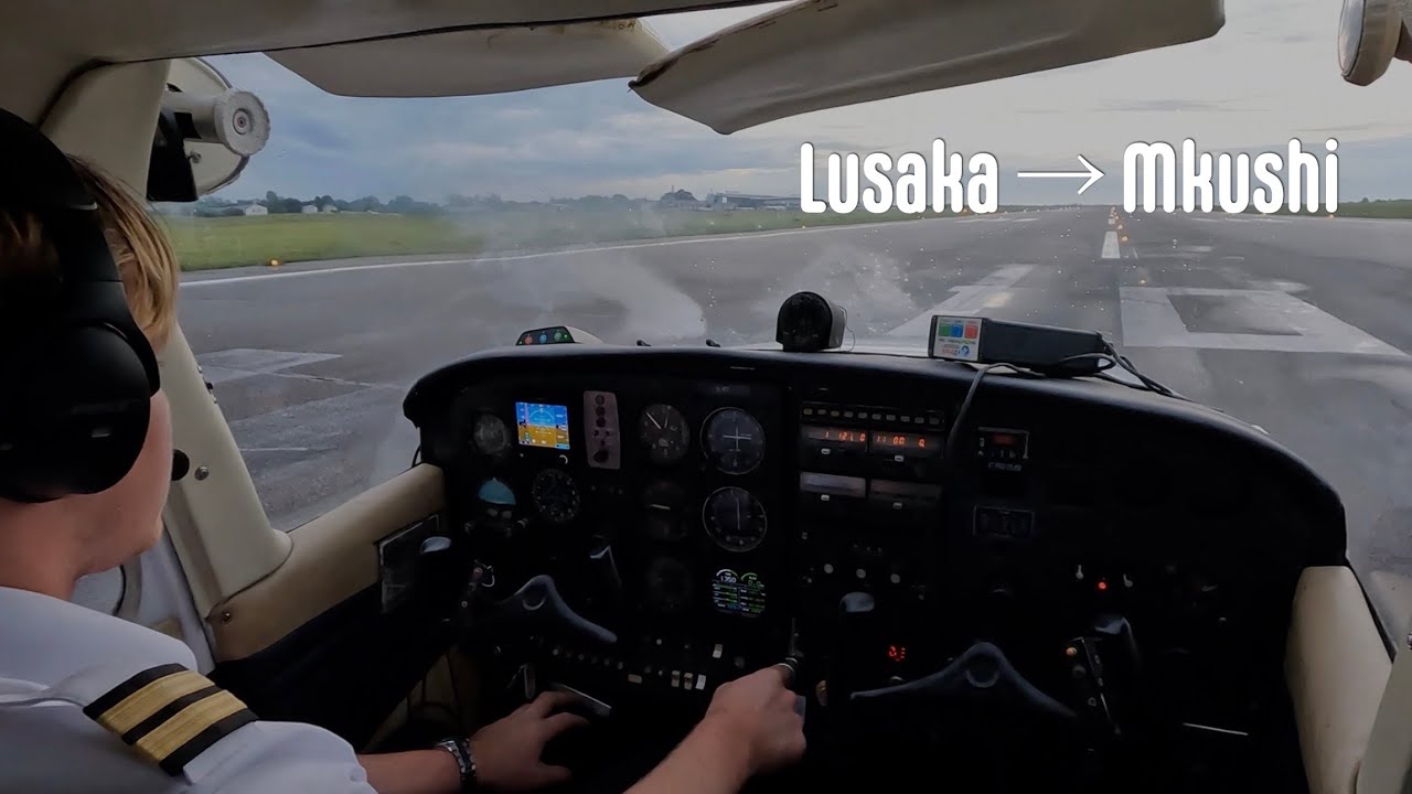 C172 Departure runway 10 Kenneth Kaunda Int’l Airport Part 1