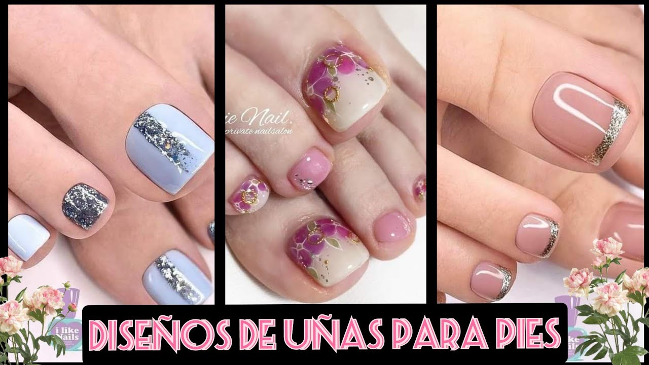 DISEÑOS DE UÑAS PIES 2022 #primavera #uñasdecoradaspies #diseñosdeuñas #tendenciaenuñas #uñas2022