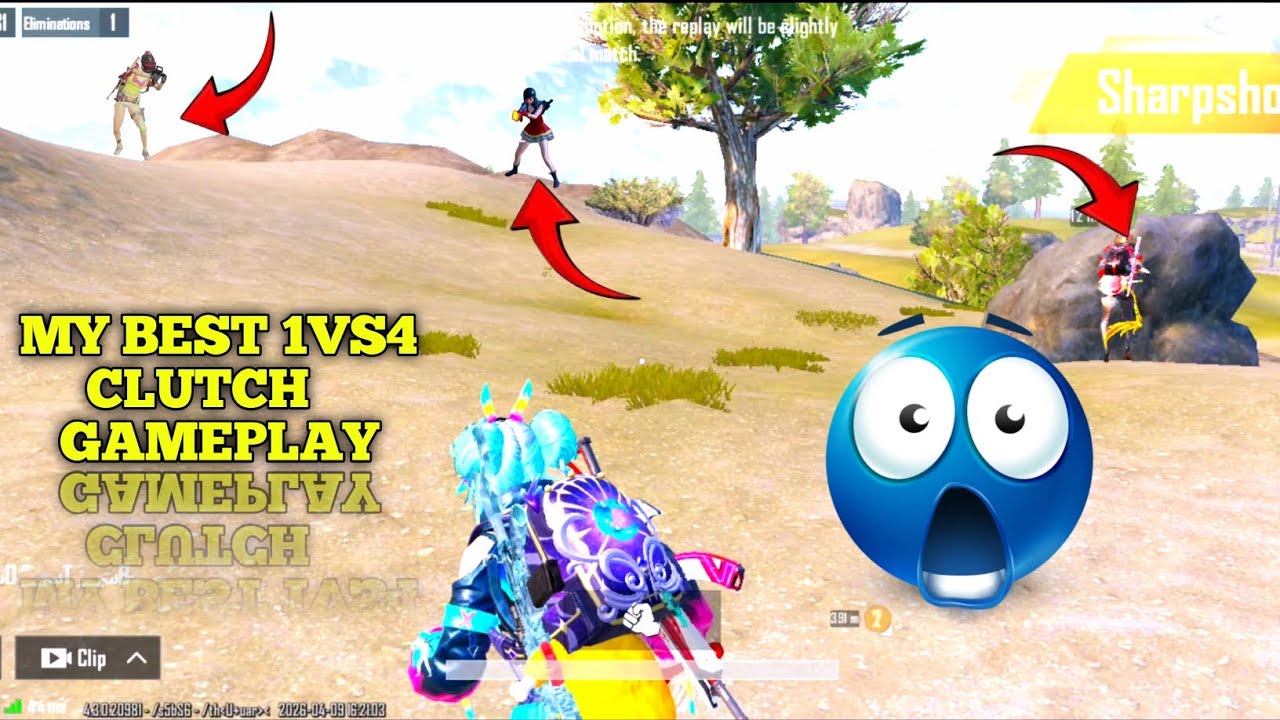 BGMI 4.3 UPDATE 🔥 FULL RUSH GAMEPLAY | 1v4 CLUTCH 😱 INSANE KILLS 💀 #bgmi #bgmi4.3 #rushgameplay
