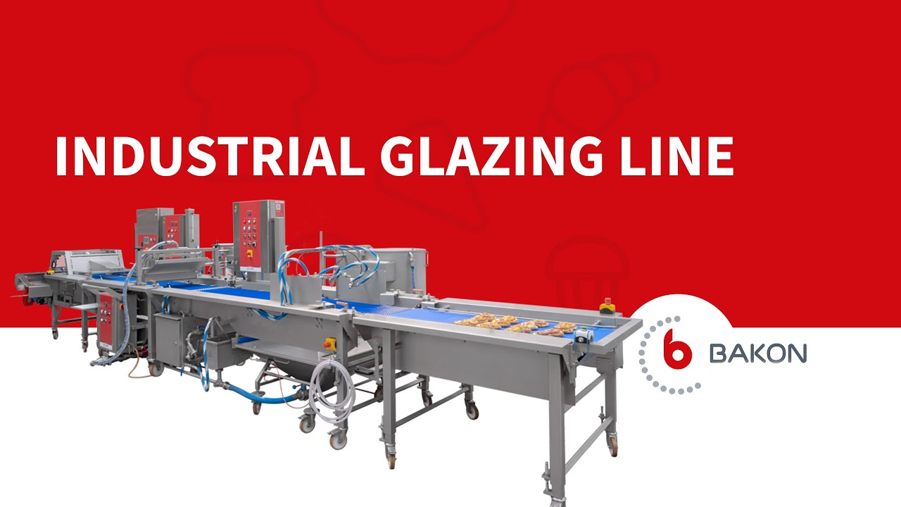BAKON Food Equipment - Industrial Glazing Line