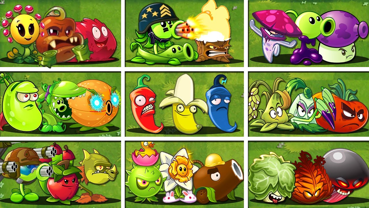 Random 20 Team Plants Battlez - Which Team Plant Will Win? - PVZ 2 Gameplay