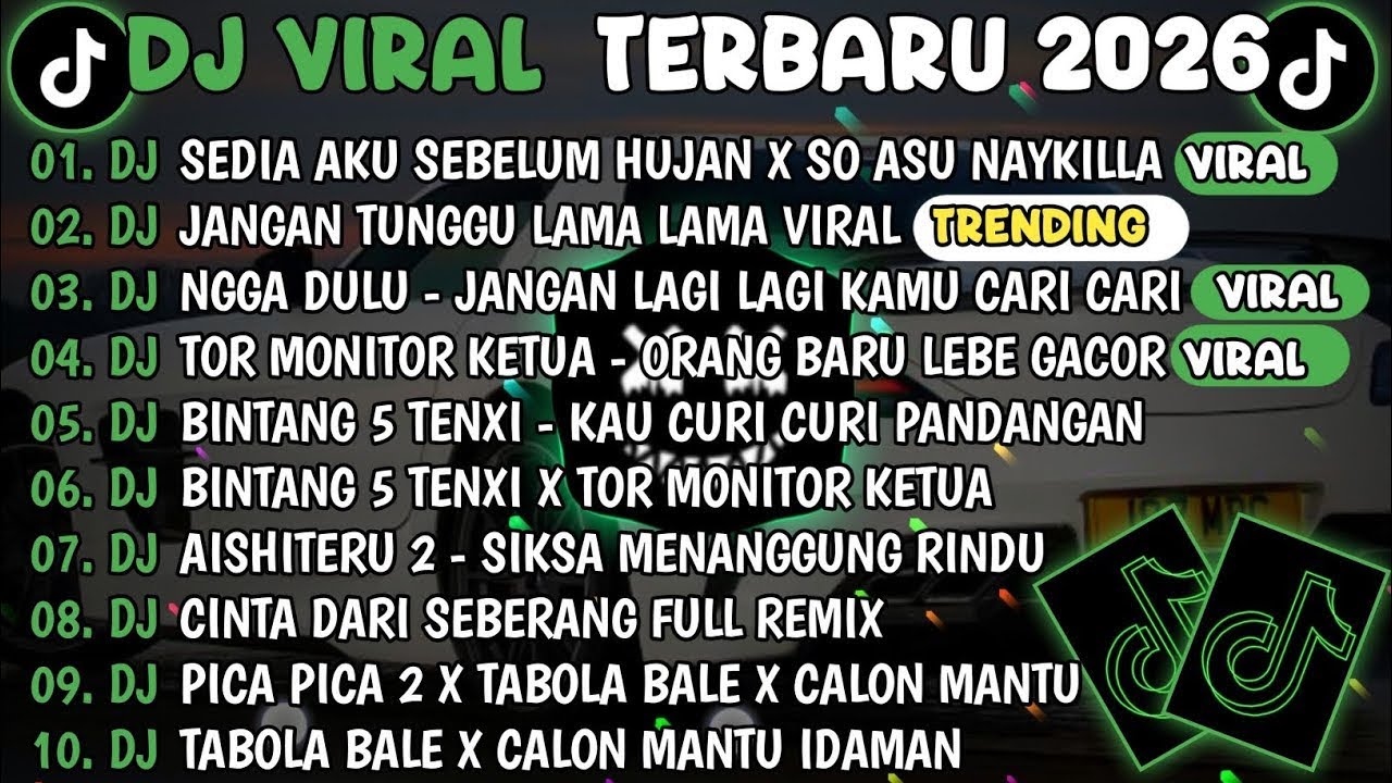 DJ TIKTOK VIRAL TERBARU 2026🎵DJ SEDIA AKU SEBELUM HUJAN X SO ASU NAYKILLA🎵DJ JANGAN TUNGGU LAMA LAMA
