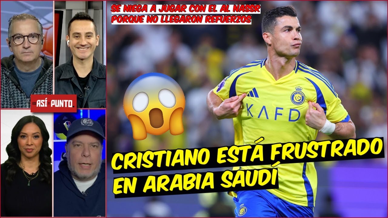 Cristiano ES UN EGOISTA. No HA PODIDO GANAR NADA en Arabia Saudí y ASÍ SE QUEJA | Es Así y Punto