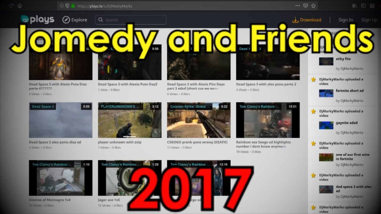 Jomedy and Friends but It's 2017