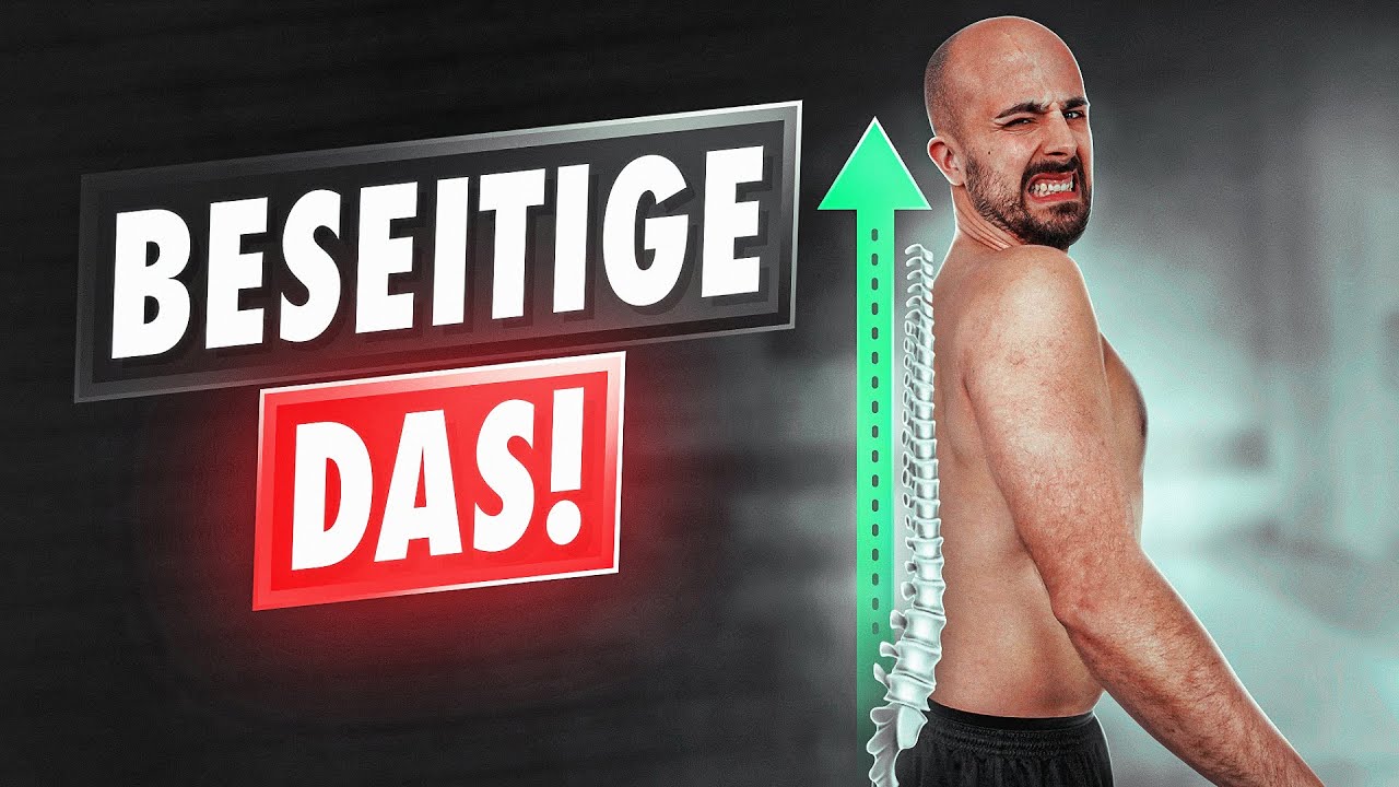 2 Übungen gegen Flachrücken: Wieso „gerade“ nicht immer gut ist