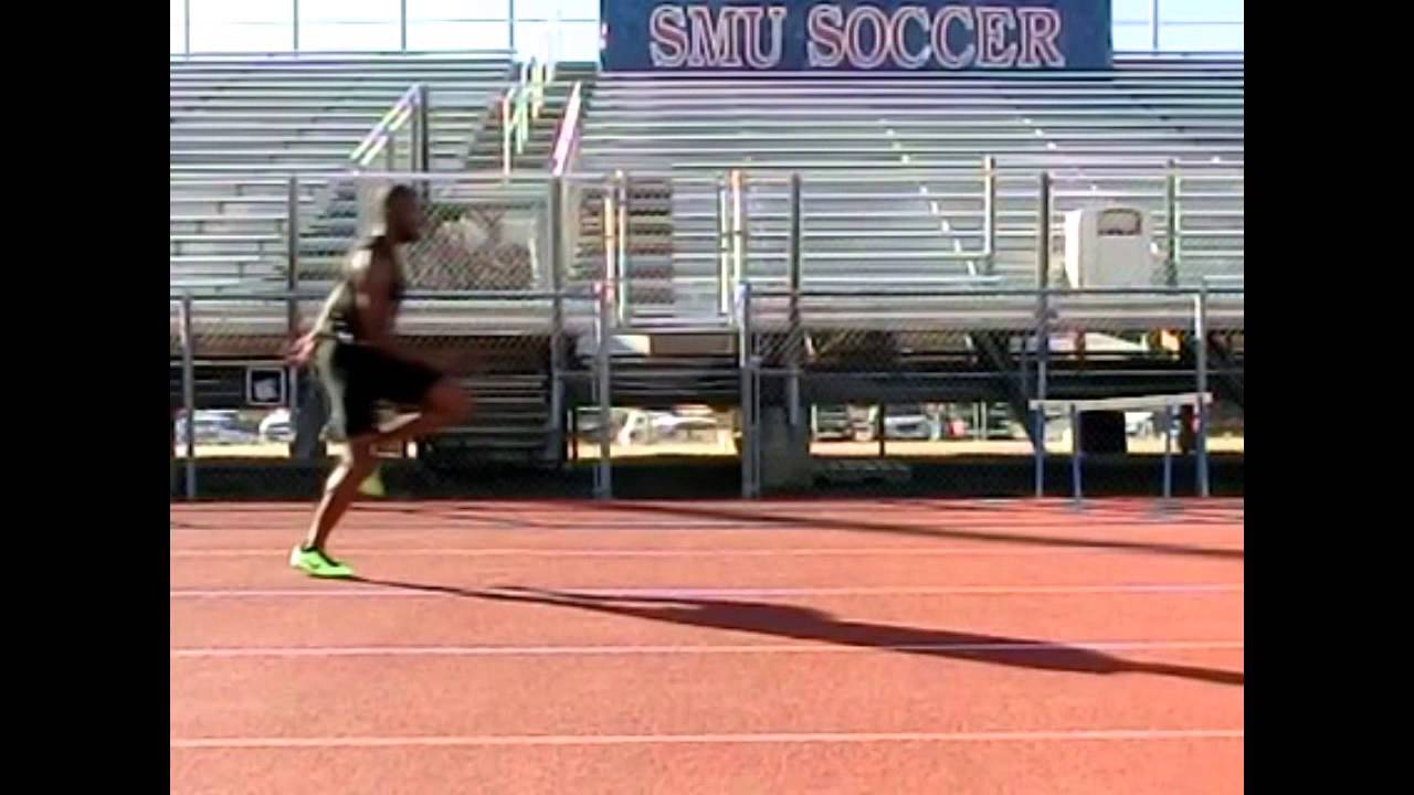 Elite sprinter at Max Velocity