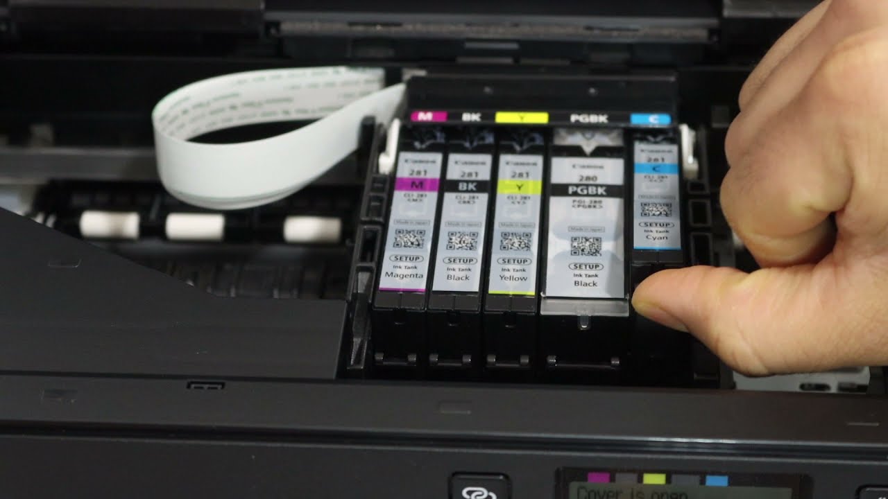 Canon PIXMA TS704 Ink Cartridge Replacement !!