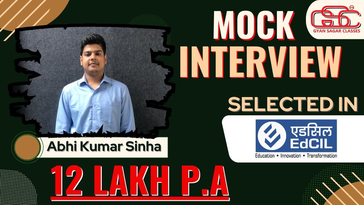 12 Lakh Package in CMA Campus | CMA Abhi Kumar | Mock Interview | CMA Akshay Sen