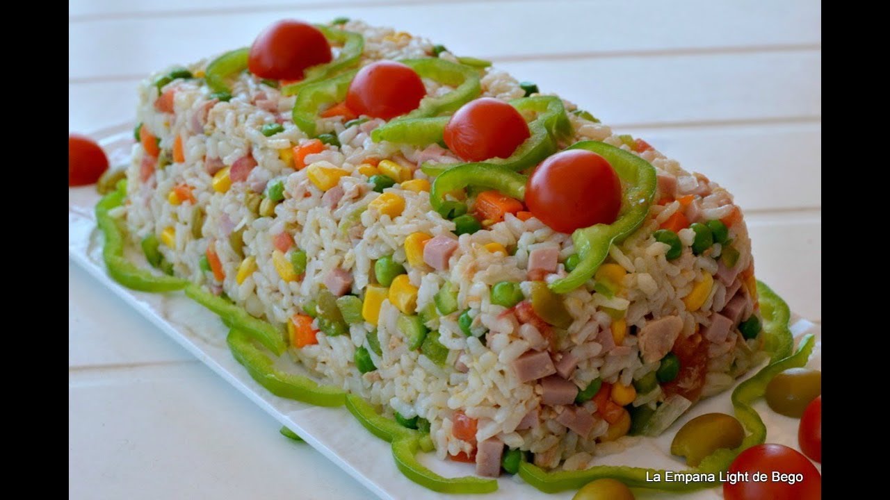 Pastel Frío de Arroz ó Ensalada de Arroz y Trucos