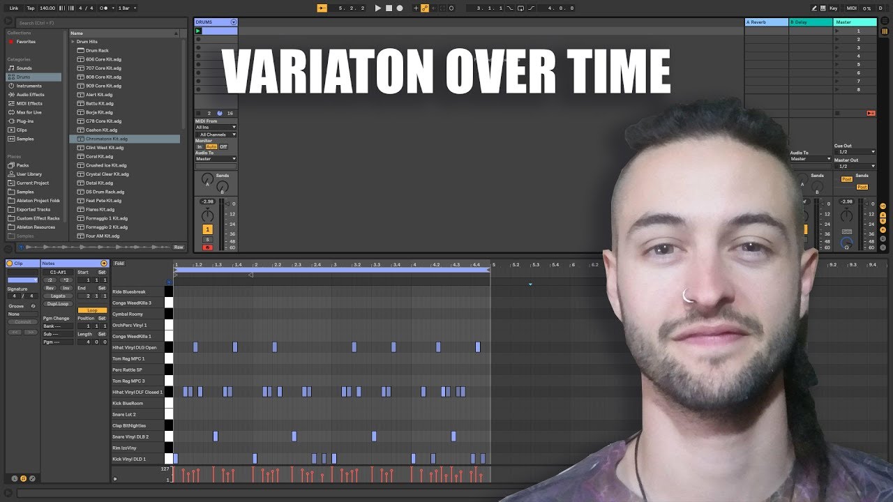 Ableton Live 10 for Beginners - Variation over Time