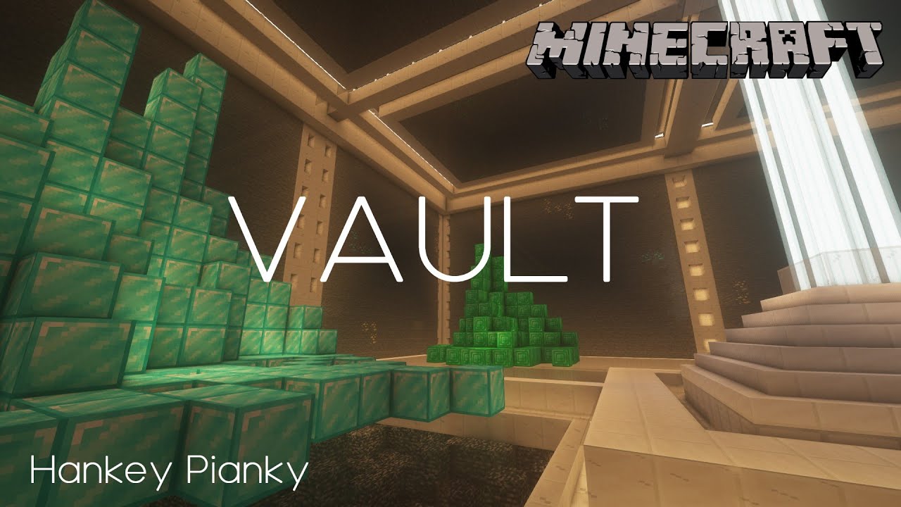 Vault build - Minecraft ideas [ Time lapse ] ( how to )