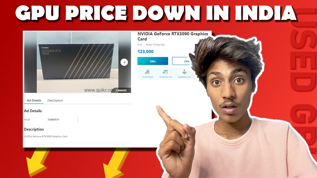 Nvidia RTX 3090 in Just 23000 Rs!! Used GPU Prices Dropped In INDIA 2021