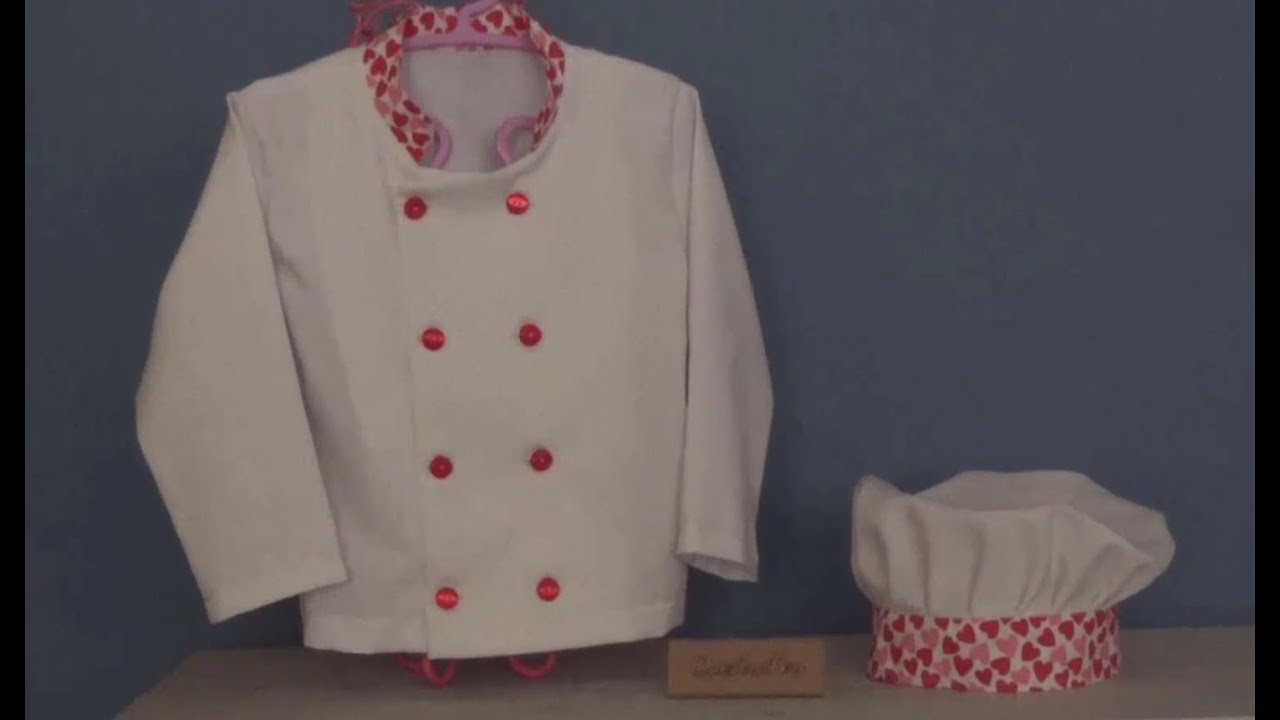 Como hacer Traje de Chef para niños y niñas
