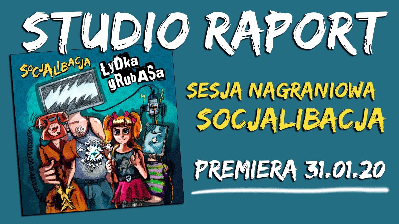 Łydka Grubasa - Socjalibacja - sesja nagraniowa (Hertz Studio 2019)