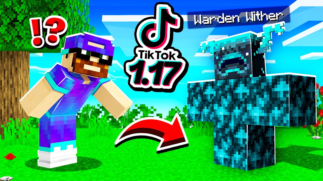 Je teste des HACKS TikTok 1.17 inconnus sur Minecraft !