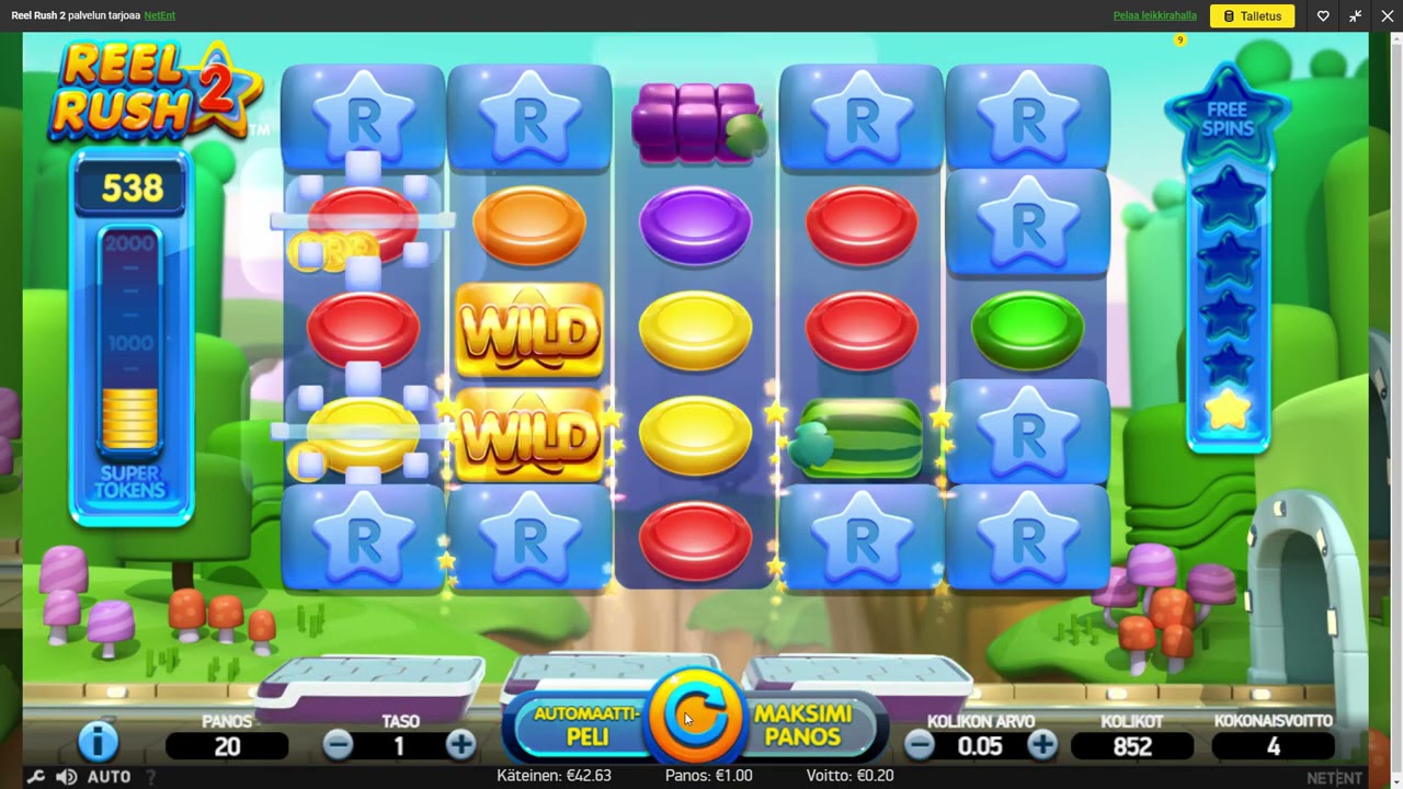 Reel rush 2 100&euro; tai ei mit&auml;&auml;n haaste