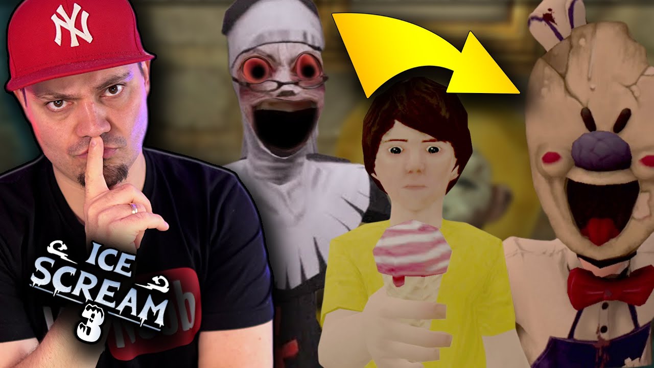 🍦 ZAKONNICA TO MATKA RODA? SEKRETNY ENDING W ICE SCREAM 3 + EVIL NUN 🍦
