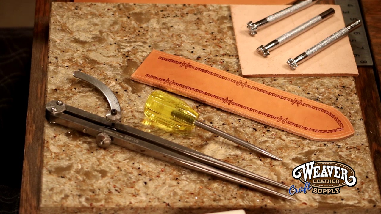 Working with Leather Border Stamps