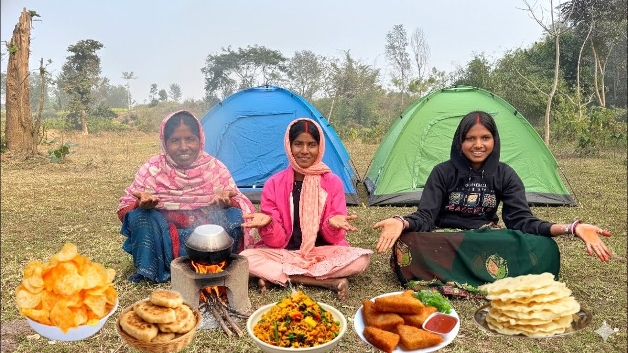 पिकनिक में बनाए नंनद भाभी मिलके ढेर सारा पकवान😋#villageracipe @Sintu_Gulabi02 