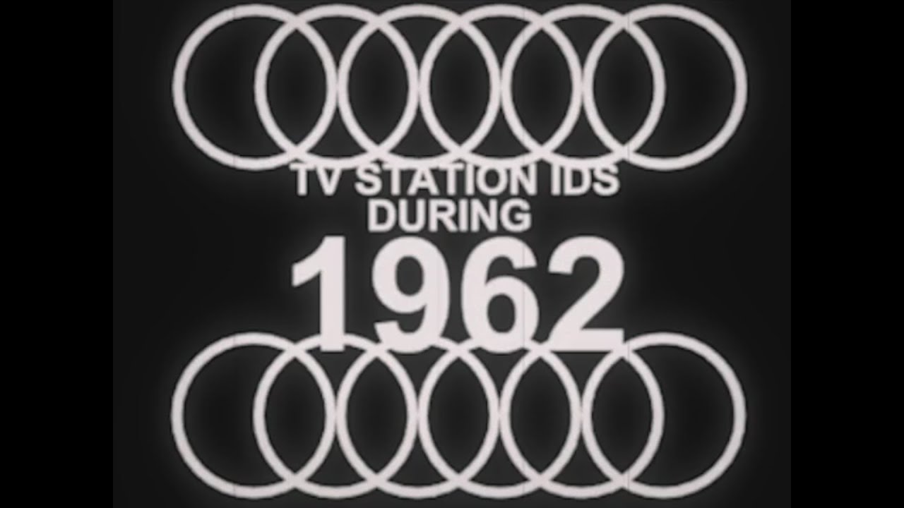 Идентификаторы телевизионных станций в 1962 году (+ новостные заставки)