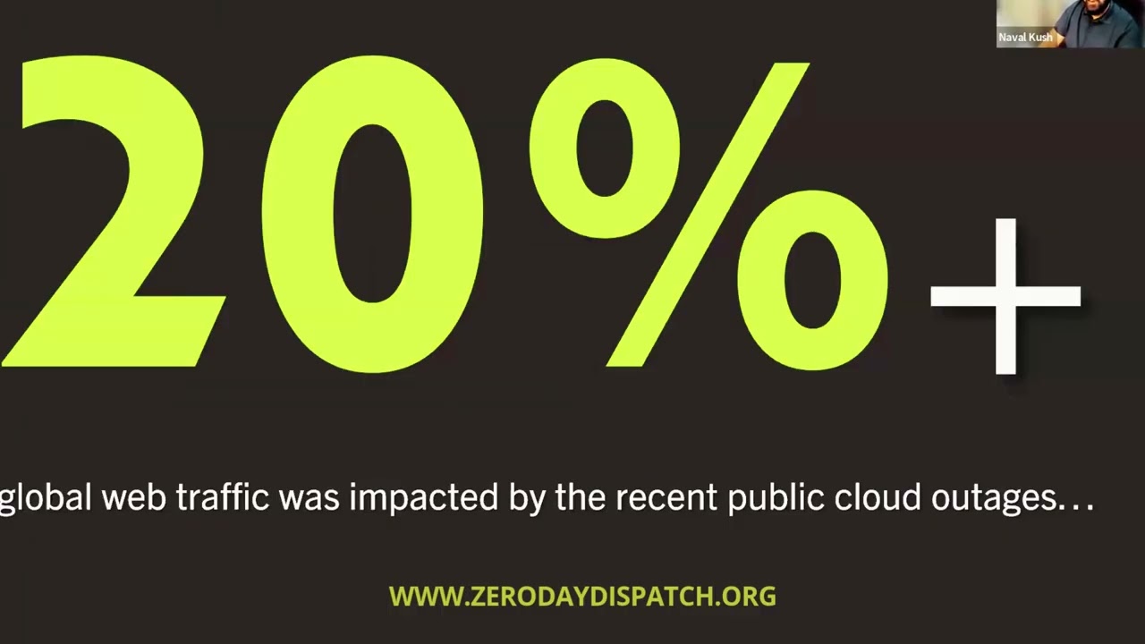 Cloud Infrastructure Dependency and Global Vulnerability to Systemic Outages