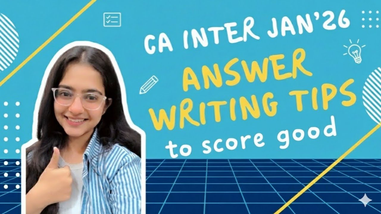 Answer Writing Tips CA Inter Jan 2026 |The Only Answer Writing Format You Need