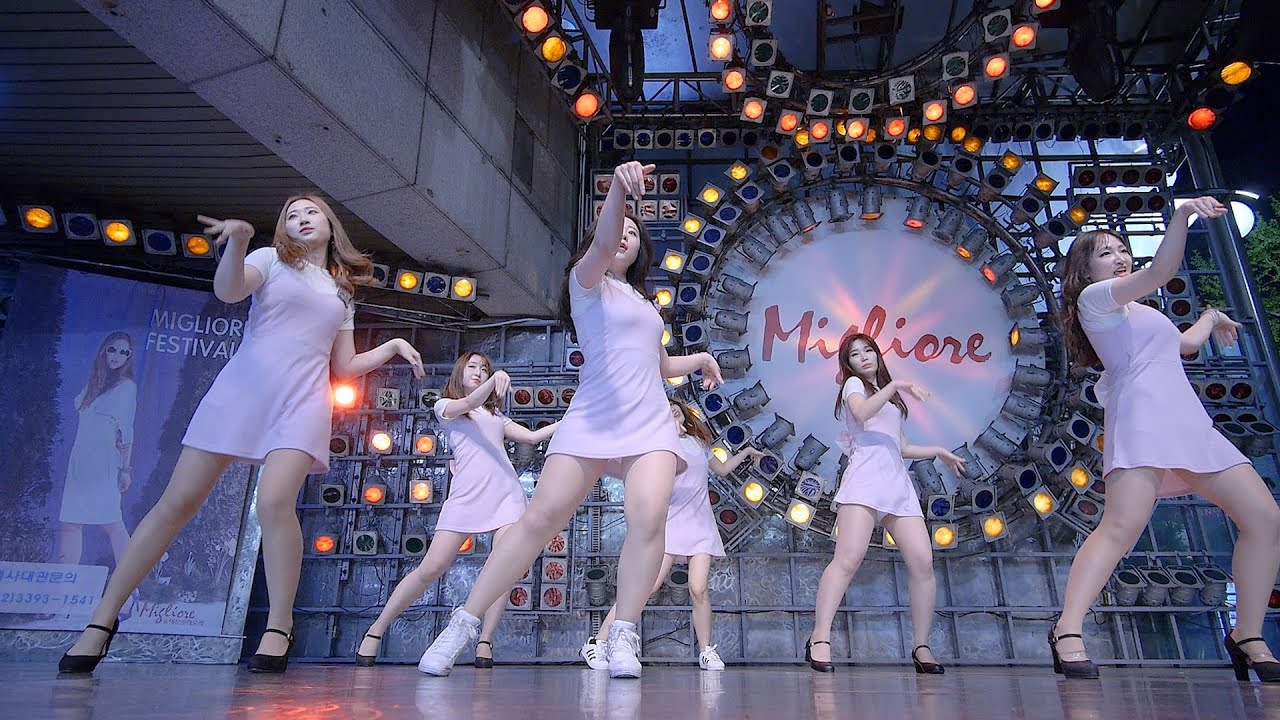 FINGERTIP | 여자친구 - 댄스팀 해피니스(Happiness) 밀리오레 공연 chulwoo 직캠(Fancam)