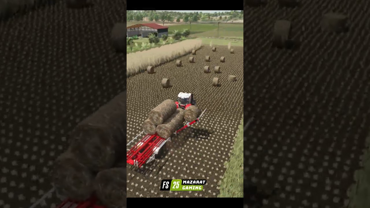 Collecting Poplar Bales Made Easy 🌲📦 | FS25 Satisfying Work