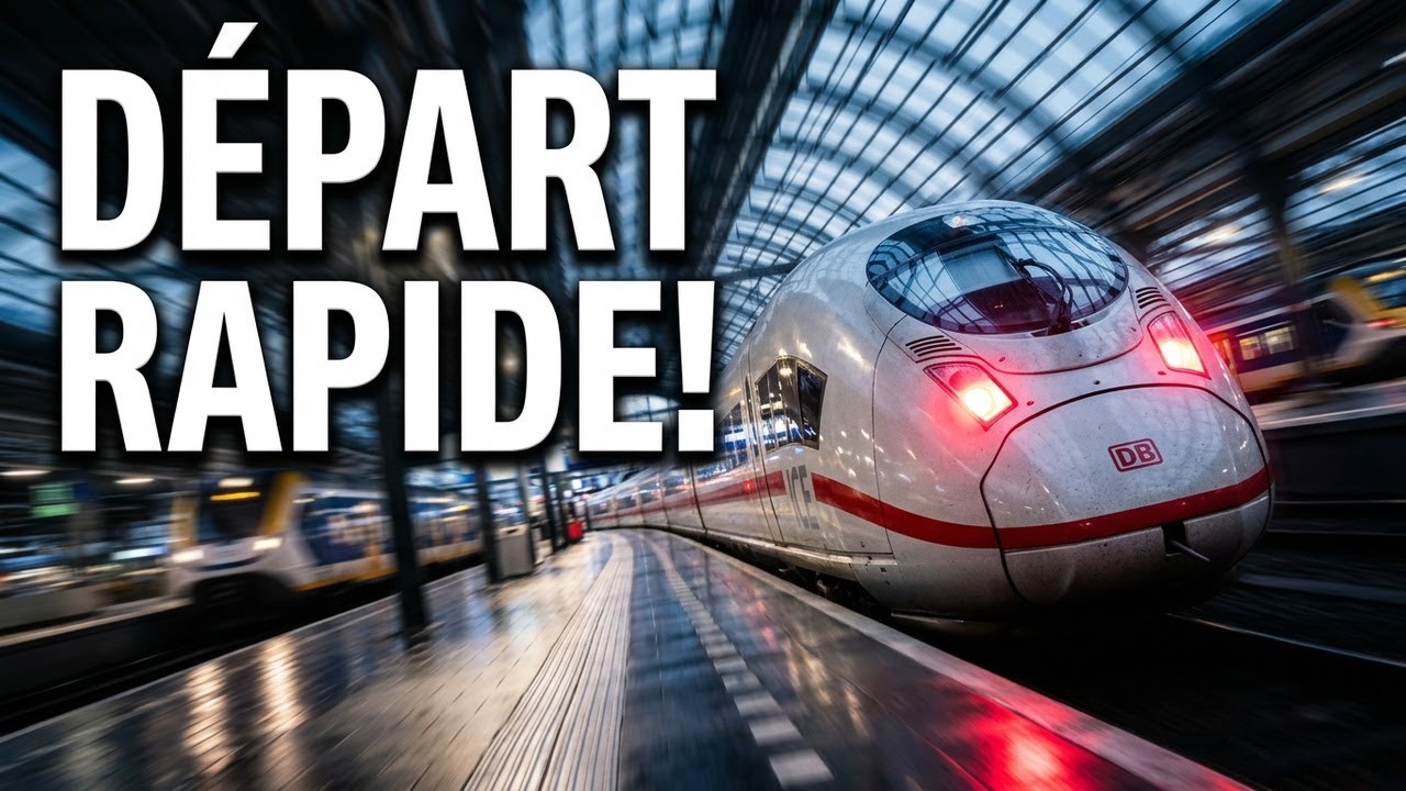 Départ d'une rame ICE 3Neo , (Intercity Express), en Gare d'Amsterdam Centraal Station