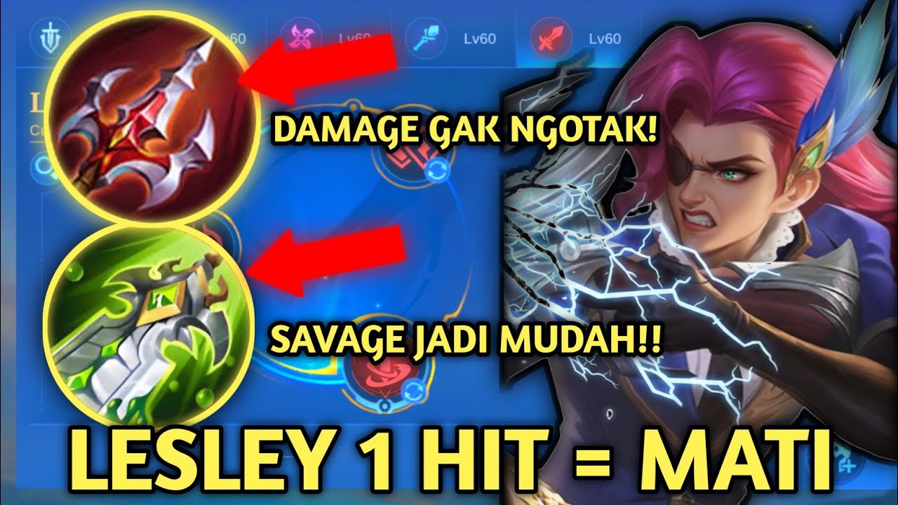 LESLEY SAVAGE GAMPANG COK! SET BUILD LESLEY TERSAKIT 2025 | EMBLEM LESLEY TERSAKIT 2025
