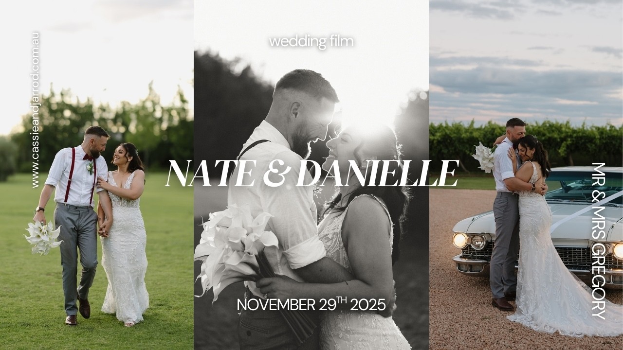 Danielle & Nate | Mildura Wedding Photo & Video | Willow & Ivie | Australian Videographer