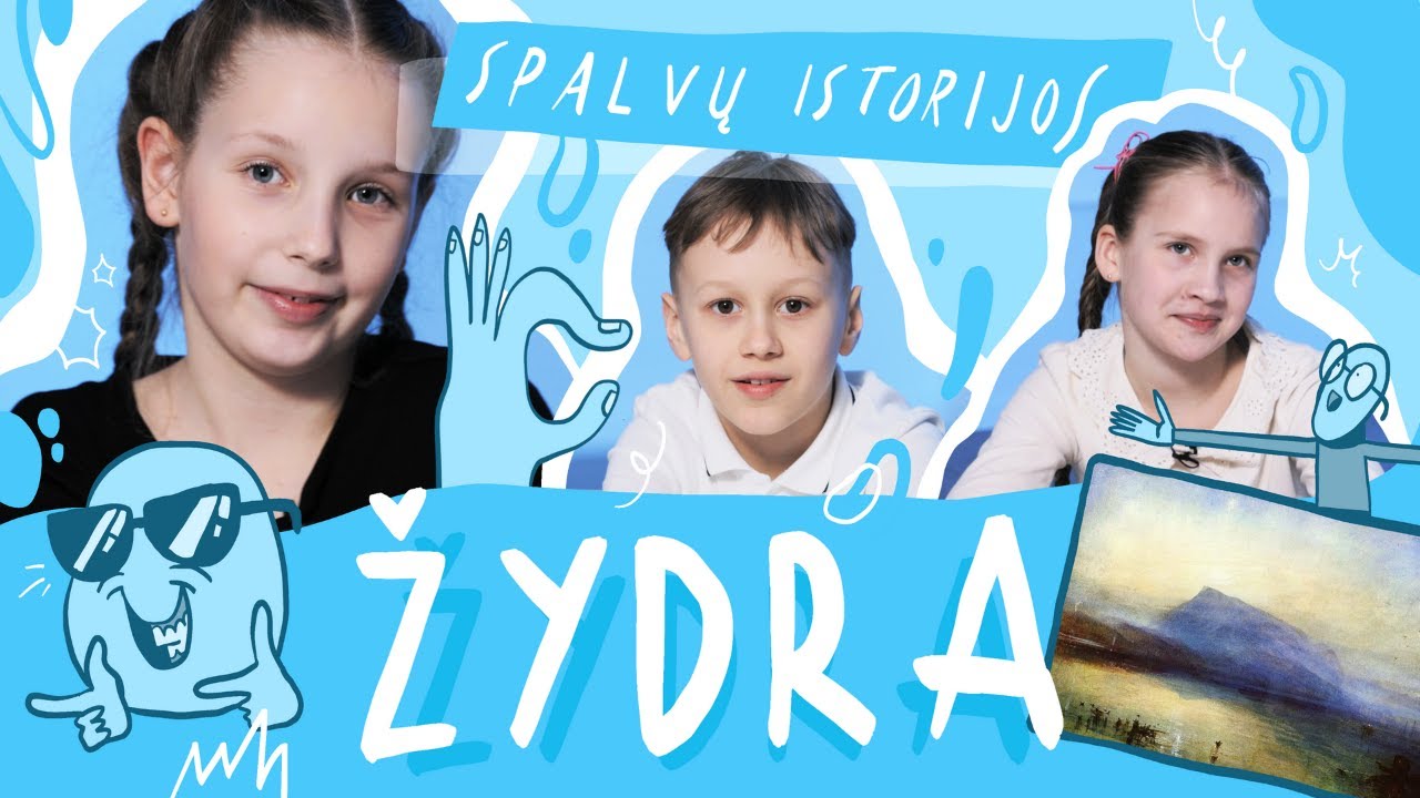 Žydra 🩵 Spalvų istorijos | LRT VAIKAI